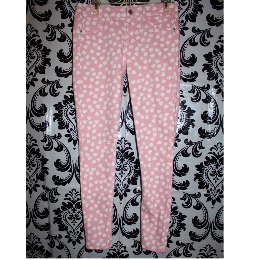 Topshop Heart Skinny Jeans